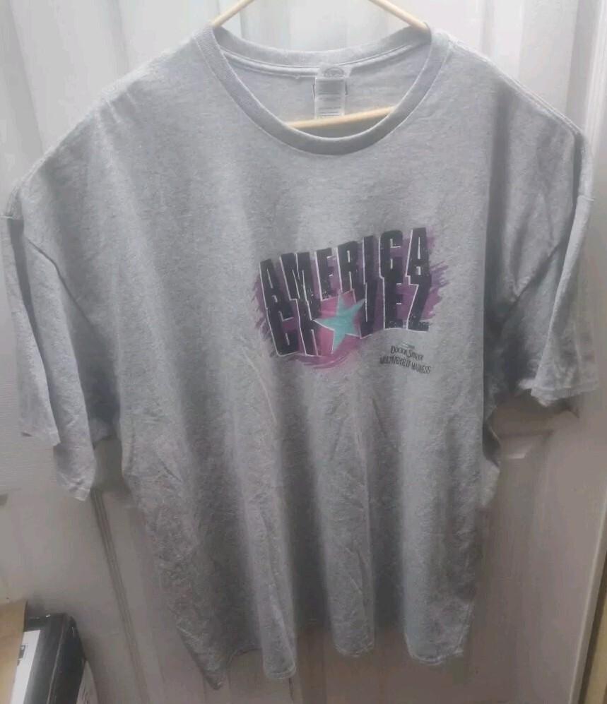 Marvel MCU America Chavez Gray T-Shirt MEN S Size 4XL New Without Tags S разноцветный