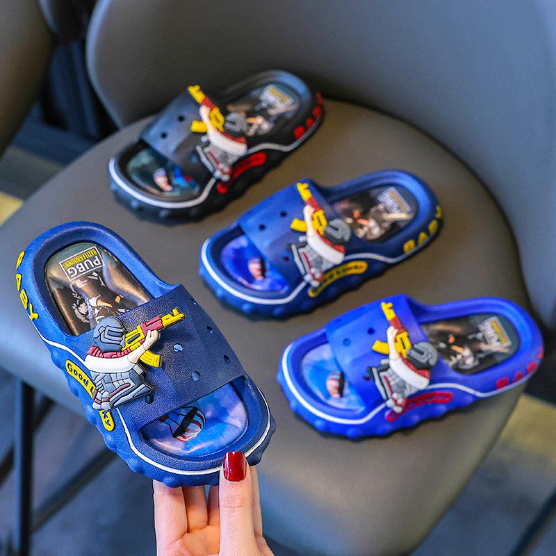 Summer Children's Slippers, Bathroom Anti-slip Children's Slippers, Boys' Flip-flops