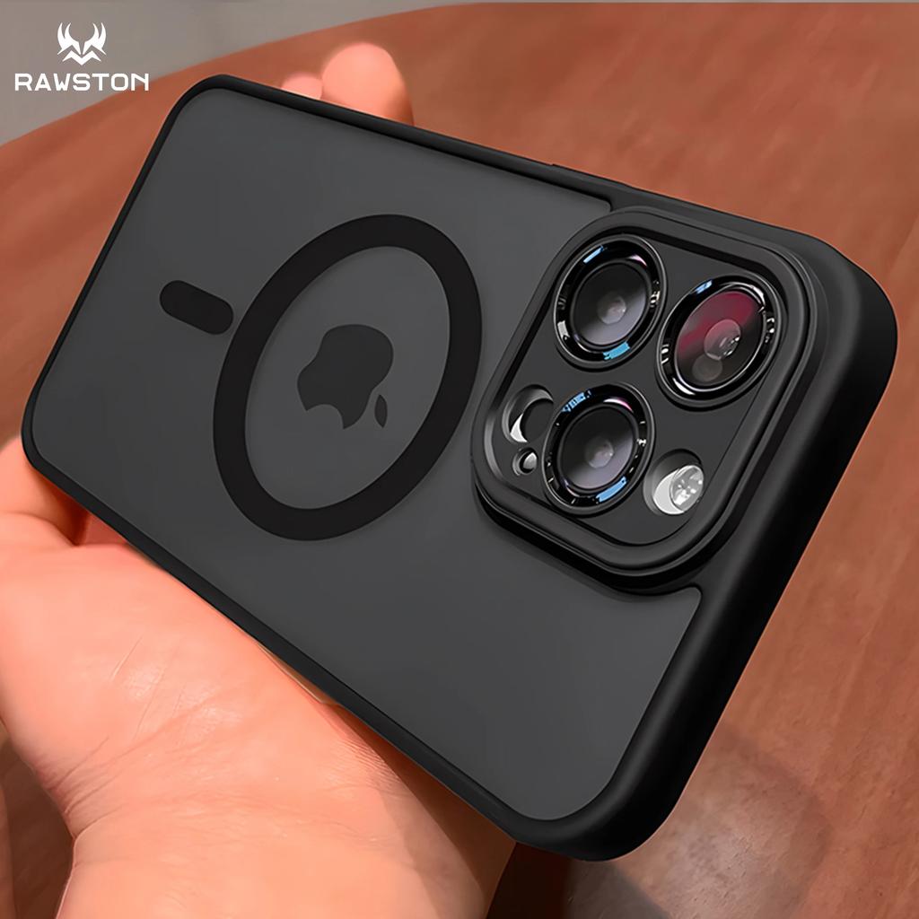 Slim Clear Magsafe Case for iPhone 15 16 Pro Max 13 12 11 14 Plus Cases Magnetic Wireless Charge Translucent Shockproof Cover