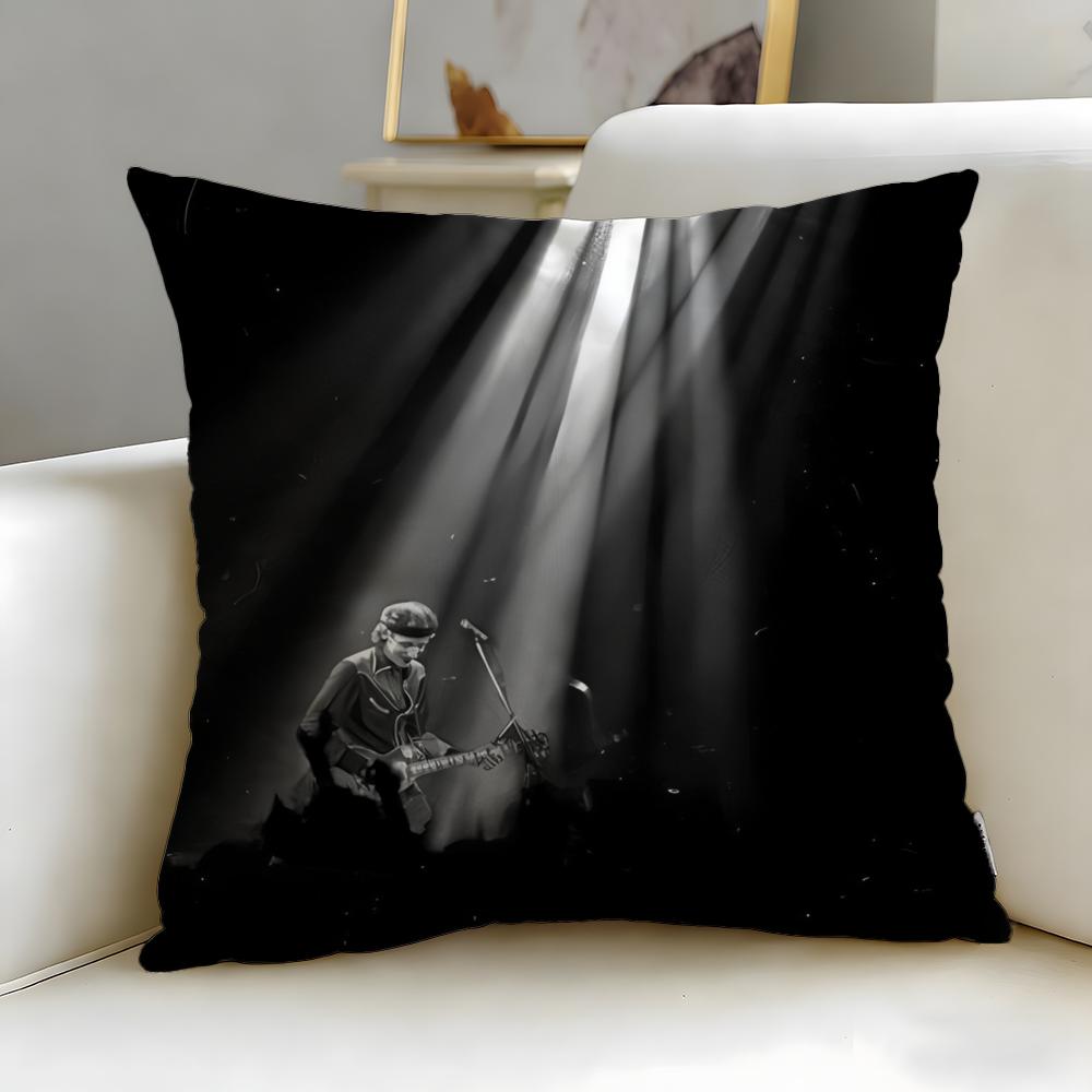 classic band Dire Straits Cushion Cover Soft  EasyWash Pillow Case  Versatile for Couch Bed Travel and Office