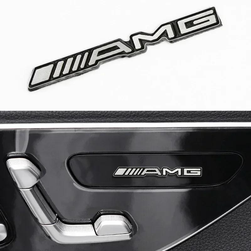 DHP3 For AMG Car For Mercedes benz AMG 1pcs Car Steering Wheel Interior Stickers For Mercedes Benz AMG W202 W203 W204 W205 W210 W211