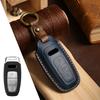 Leather Car Key Case Cover for  A4L A5 Q7 TT TTS A3 A4 B9 A6 A7 4K A8 E-tron Q5 Q8 C8 D5 SQ8 Car Keychain