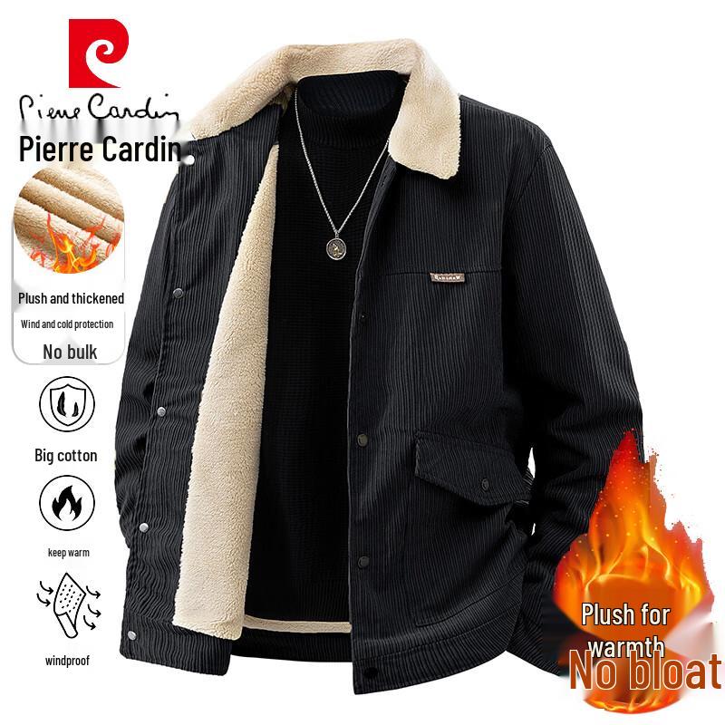 

Pierre Cardin Men s Corduroy Fleece-Lined Jacket 3XL