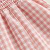 Kids Girl Overalls Clothes Infant Baby Kids Girl Sleeveless Plaid Print Romper Jumpsuit Playsuit Sunsuit Outfits Clothes
