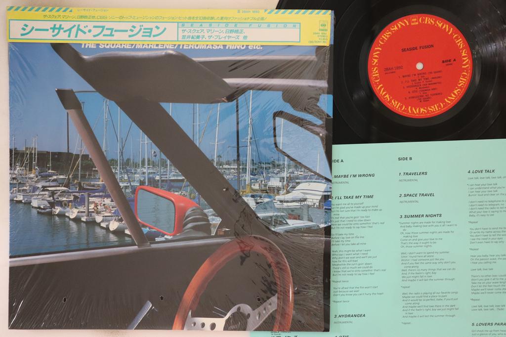 LP Record VARIOUS - Seaside Fusion 28AH1892 CBS SONY 1985 Japan Obi Jazz Used