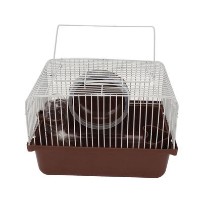 Hamster Cage Breathable Portable Small Animal House with Water Bottle Bowl Running Wheel for Guinea Pig Rabbit