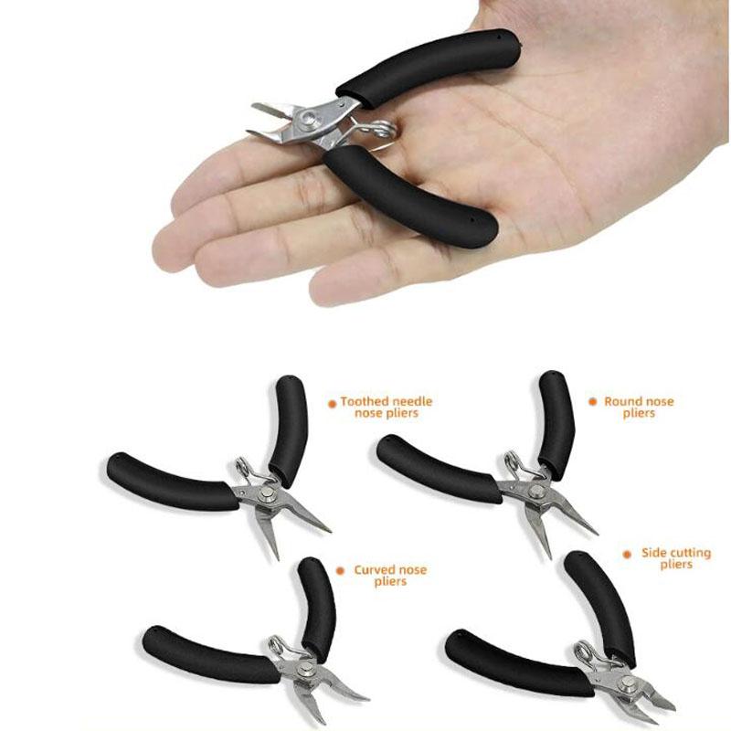 Mini Needle Nose Pliers Jewelry Accessories/Small Portable/DIY Making/Multi Shapes/Cutter Pliers For Handmade DIY Tools