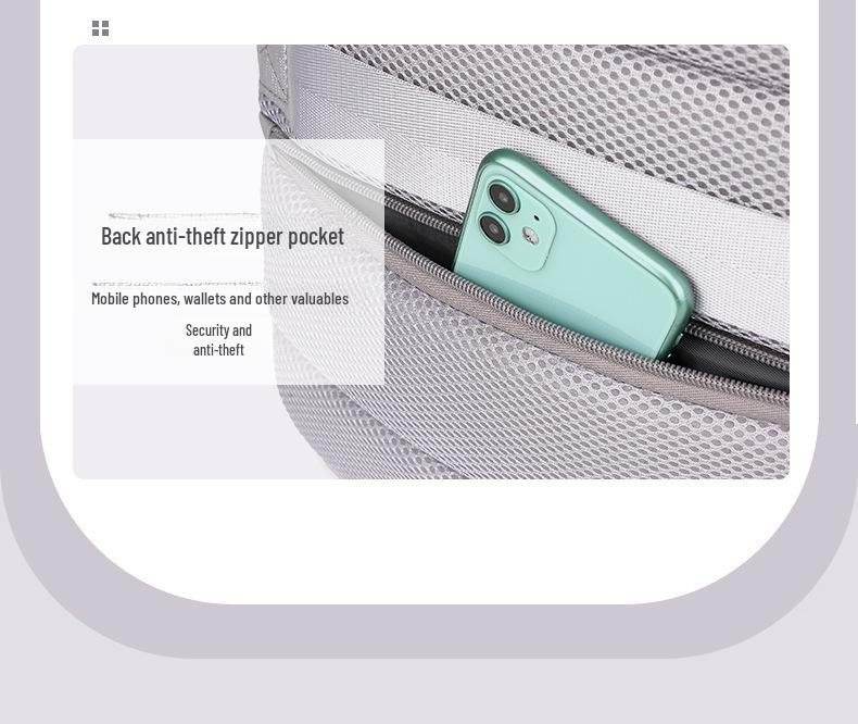 Unisex Expandable Travel Backpack with Large Capacity and Laptop Compartment