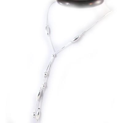 [G1782] - Silver Necklace 'Choreography'
