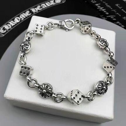 2026 Bracelet Retro Personality Fashion Versatile Dice Bracelet Trendy Men s Couple 20cm