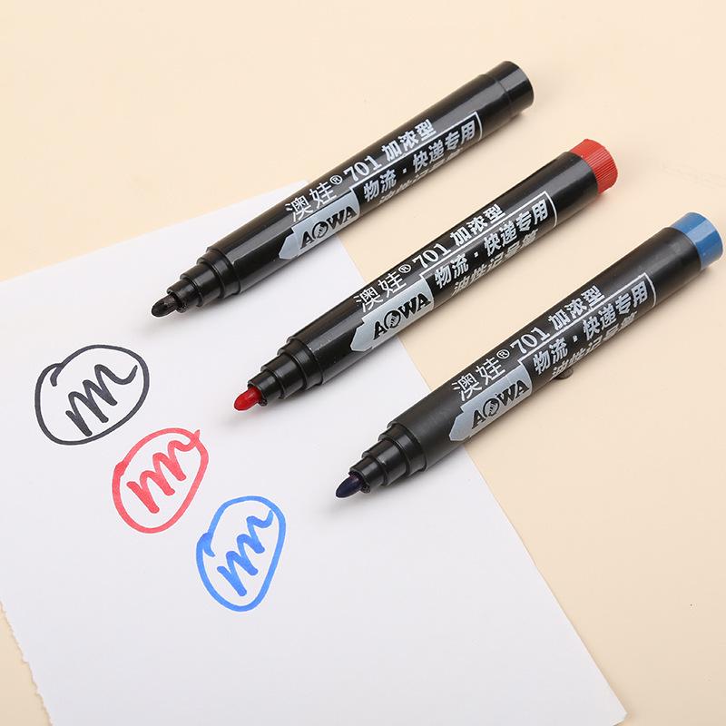 701 Extra Bold Non-Fading Oil-Based Broad Tip Marker - Non-Erasable, Large Capacity Pen