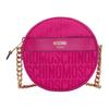 Gold Logo Letter Zipper Closure Small Round Shoulder Crossbody Bag Women Bags Pink AEF2326M74158268