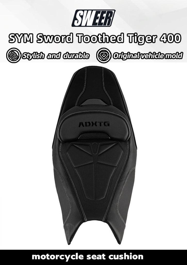 Sym Jet X 400 Comfortable Leather Seat Bag with Backrest Cushion Upgrade