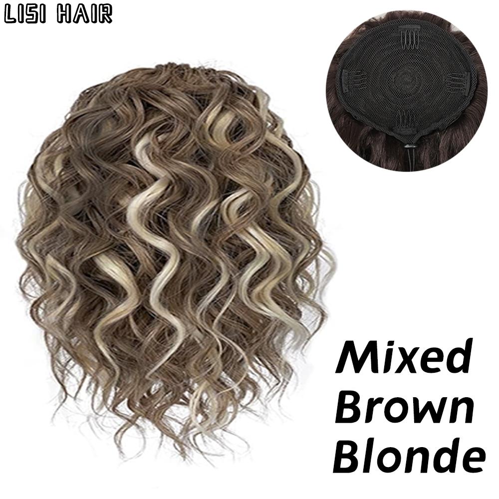 MISSQUEEN Extensiones de Cola de Caballo Sintética Corta Rizada con Cordón Ajustable Clip en Extensiones de Cabello Peluca para Uso Diario de Aspecto Natural