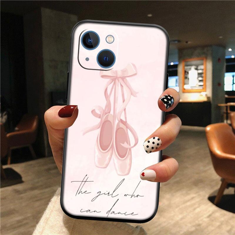 IK11 Scarpe da Punta da Balletto Ballerina Nuova Custodia per Telefono Guscio di Lusso per iPhone SE X XS XR 16E 17 11 Pro Max 8 7 6 6s Plus Air