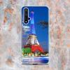 Paris Eiffel Tower Travel Silicone Cover For Honor 20 20S 20E 8 8A Prime 8X MAX 8C 8S 7A 7C 7S Pro Phone Case
