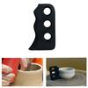 Black Pottery Tools Plastic Clay Scultping Tools New Ceramic Molding Tool Clay Sculpture Repair