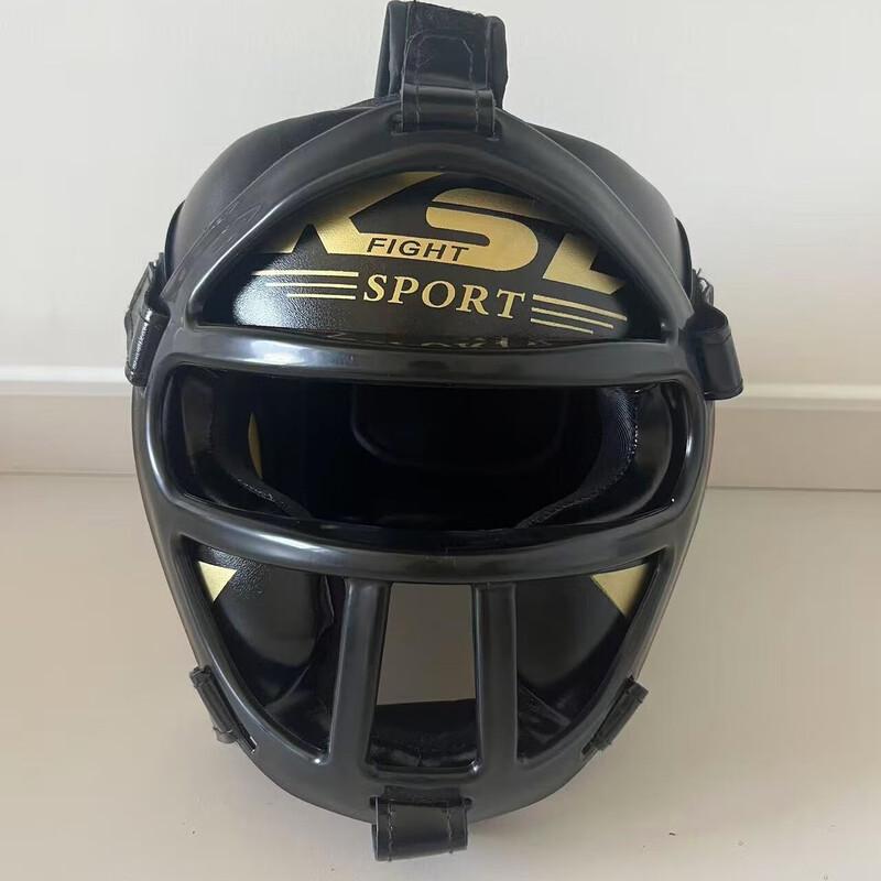 Защитный шлем для боевых искусств WEZHO с лицевым щитком