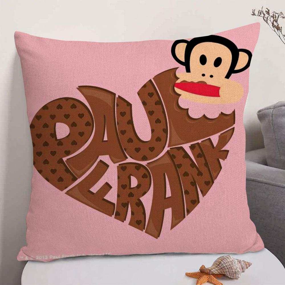 Classic Trend PPaul FFrank Cushion Cover Natural Linen Organic Fabric DoubleSided Printing Sofa Home Decor Gift Pillow Case