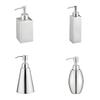 Stainless Steel Soap Dispenser Pump With Hand Press For Bathroom Storage