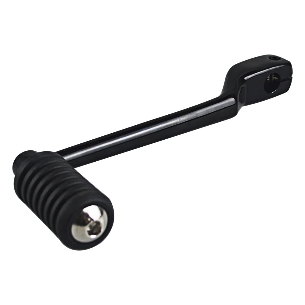 WOWTK Heel Shift Rear Shift Lever for FL Softail Touring Road Glide Electra Road King Street Glide and Trike Models Black Lever, Harley-Davidson
