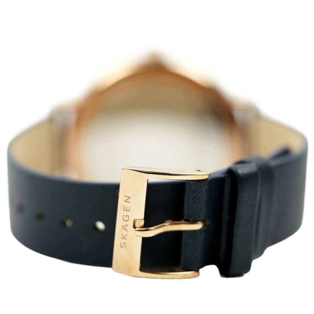 Skagen Watch SIGNATUR SKW2731 Blue Dial Pink Gold 36mm Women's Mother-of-Pearl