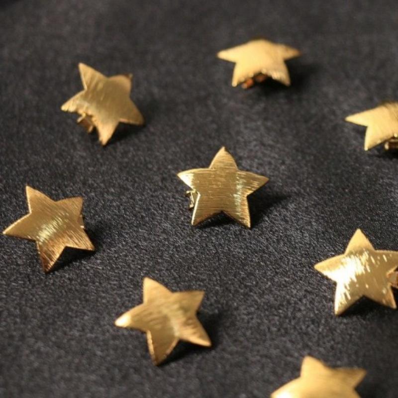 10 Stück Damen Kopfschmuck DIY Zubehör Mode Damen Goldener Stern Haarspange Hochzeitsgeschenk Haarzopfwerkzeuge