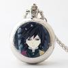 Demon Slayer Peripherals Kamado Tanjirou Pocket Watch Watch Cartoon Necklace Student Simple Anime Creative Holiday Gift