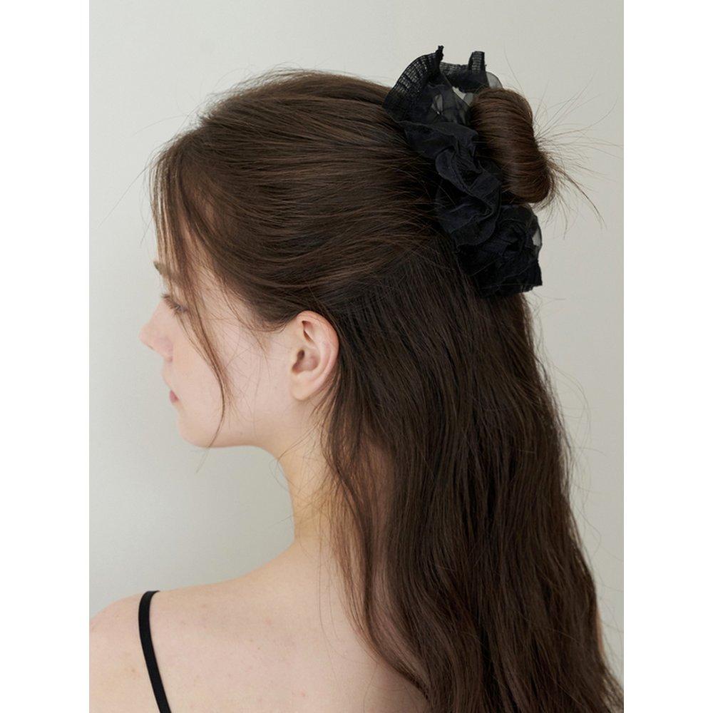 

Органза Маленькое Кружево Сборка - Черный