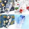 Christmas Nail Stickers -10 Sheets Christmas Nail Foil Transfers Stickers Snowflake Snowmen Santa Christmas Tree