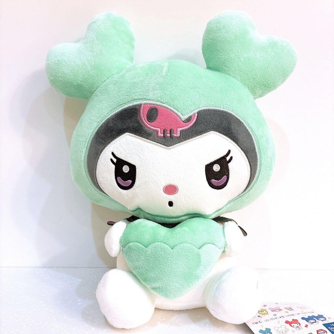 

[USED] TWICE LOVELYS x SANRIO Pocket Big Plush Toys Mina and Kuromi