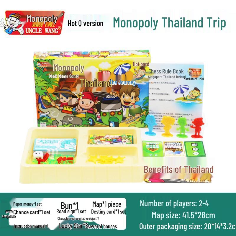 Monopoly Q Version: China & World Tour Edition Board Game