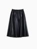 Women's Spring A-line Elastic Waist Casual Half Skirt - Slimming, Versatile, and Flaw-Hiding for Commute Wear
