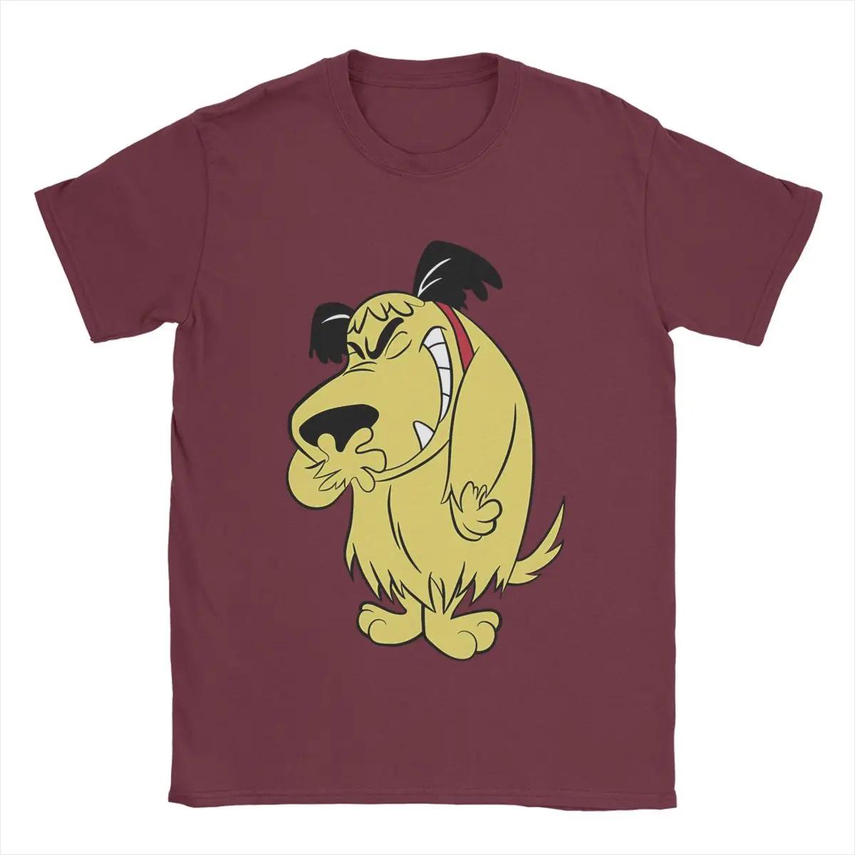 

Laughing Muttley Wacky Races Men s T Shirts Casual Tees Short Sleeve Crew Neck T-Shirt Cotton Summer Tops XXL бордовий