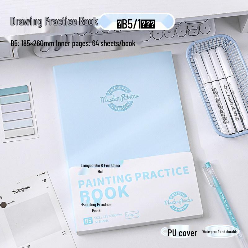 Wonderful Art Book: Mini Blank Doodle & Painting Sketchbook for Kids