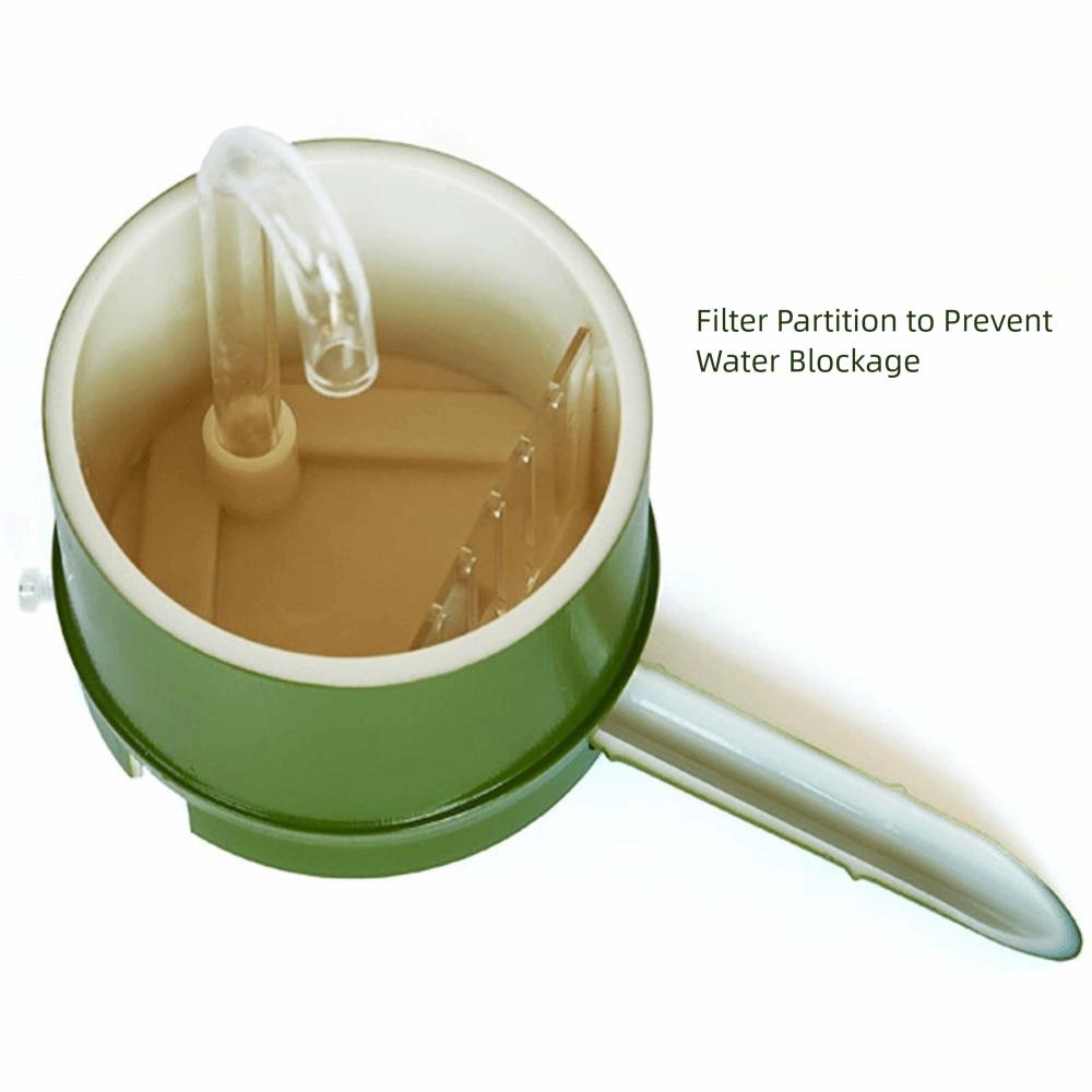 Silent Plastic Aquarium Filter Box Round Bamboo Fish Tank Air Pump Internal Filter 3 In 1 Fish Tank Filter