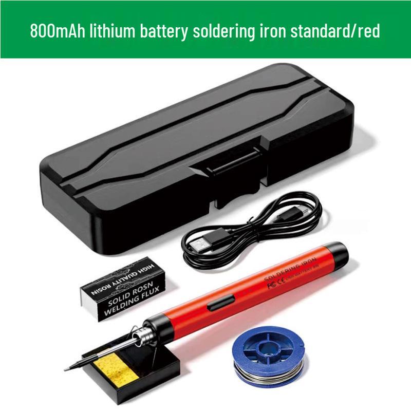 Digitalanzeige Akku USB Lötkolben Set - Tragbares Haushaltsreparaturwerkzeug