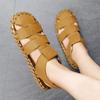 Italian Handmade Casual Leather Summer Shoes Men High Quality Classic Breathable Sandals Soft Bottom Waterproof Walking Sandals