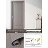 Self-Adhesive Wood Grain Door Renovation Sticker - Waterproof Decorative Cover-Up for Old Doors