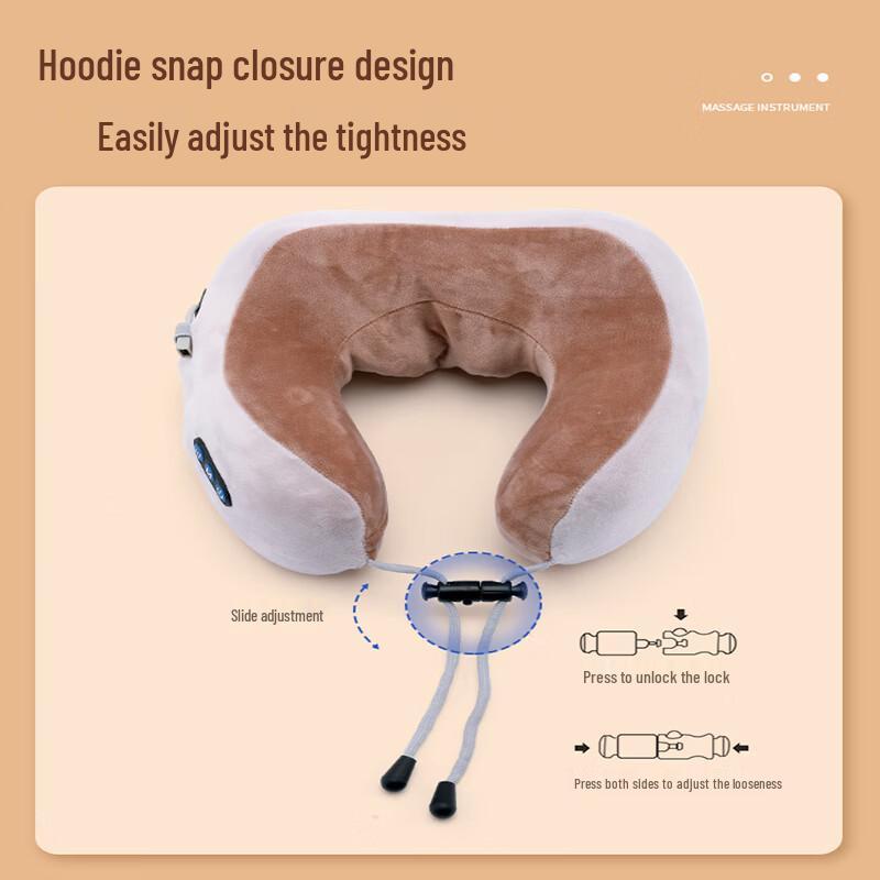 Yinglun Classic U-Shaped Neck Massage Pillow CN Plug (adapter Included)
