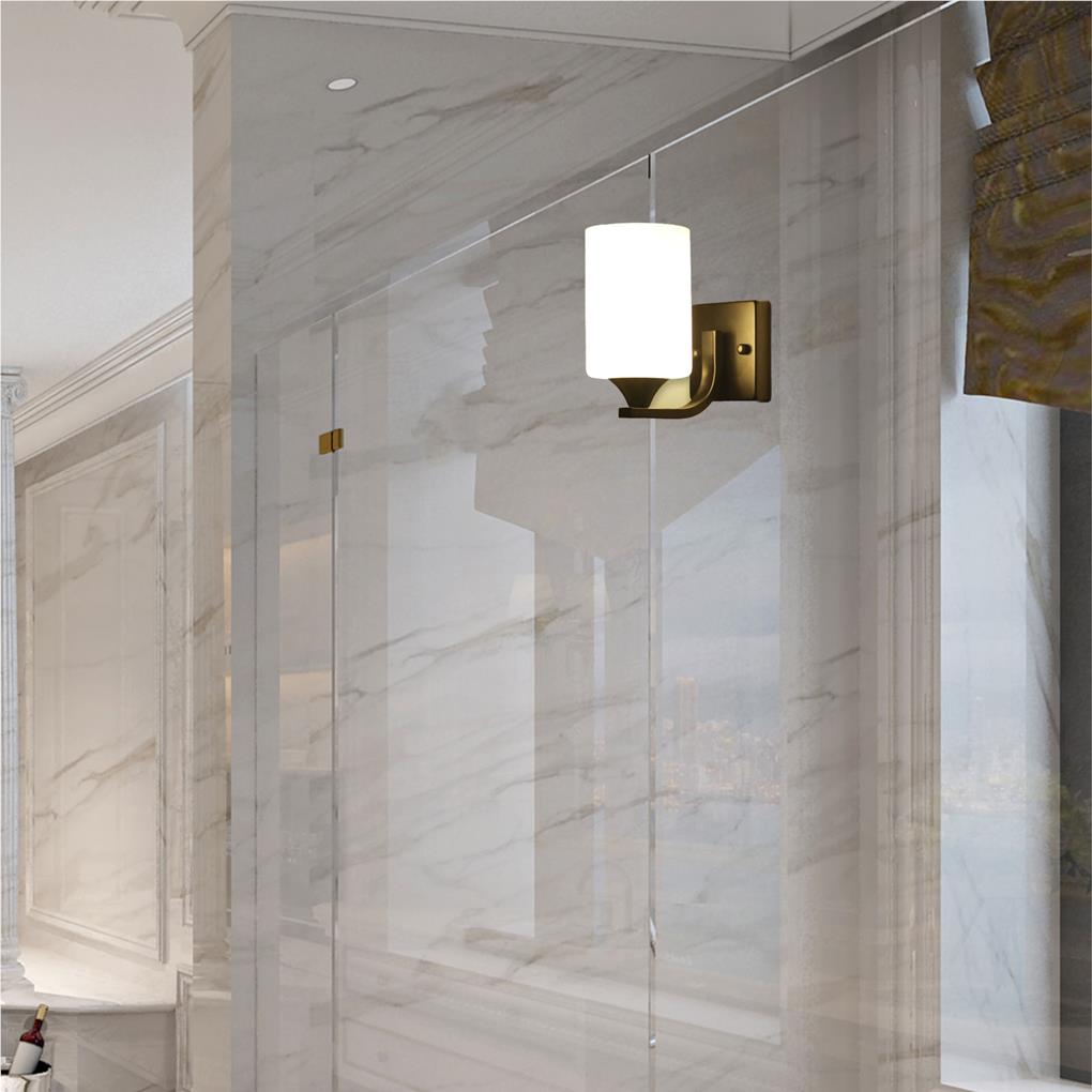 Bedside Wall Lamp E27 Aisle Light Without Bulb Passage Dimmable Lantern ple Style Bedroom Living Room Coffee Bar Studio