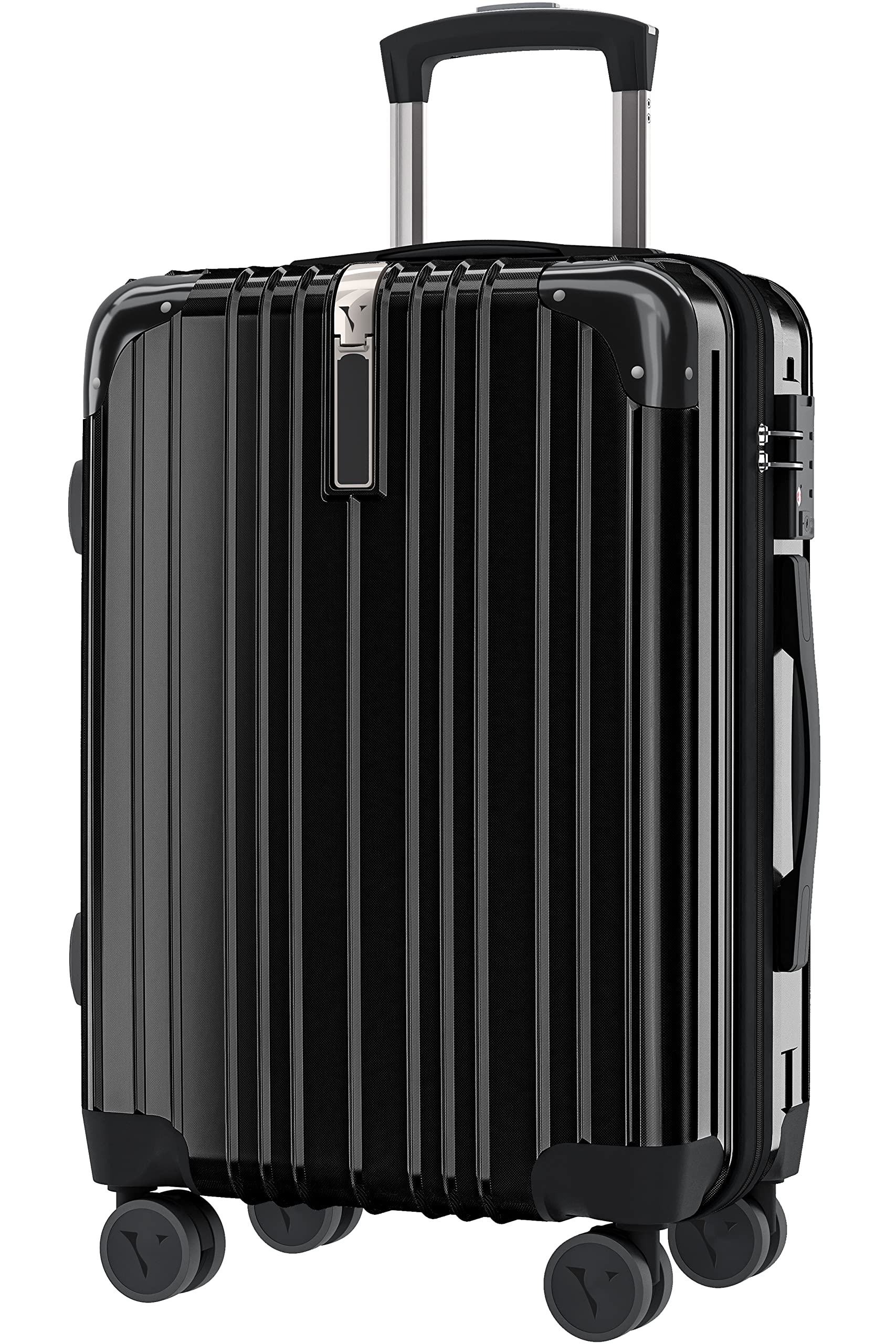 

carry carry replaceable designed by a flight unlimited manufacturer warranty on some TSA combination double casters [VELSKYF] Suitcase, case, bag, чорний