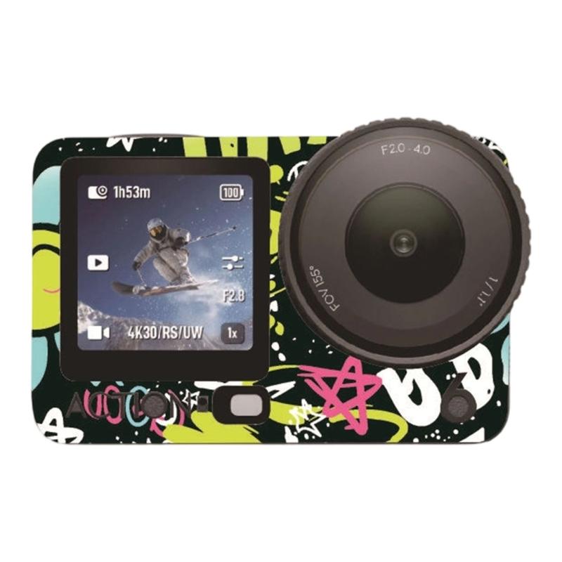 Protective Skin for Action 6 Camera Scratch Resistant Easy To Install Without Tools Creative Design Camera Sticker
