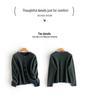 Korean Style Striped Cashmere Women's Knit Cardigan - Warm, Soft, and Skin-Friendly Outerwear Sweater.