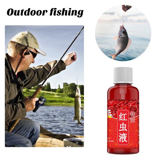 60ml Fish Attractants High Concentration Strong Penetration Effective Fast Gathering Attract Fish Worm-Scent Sea River Freshwater Fish Bait