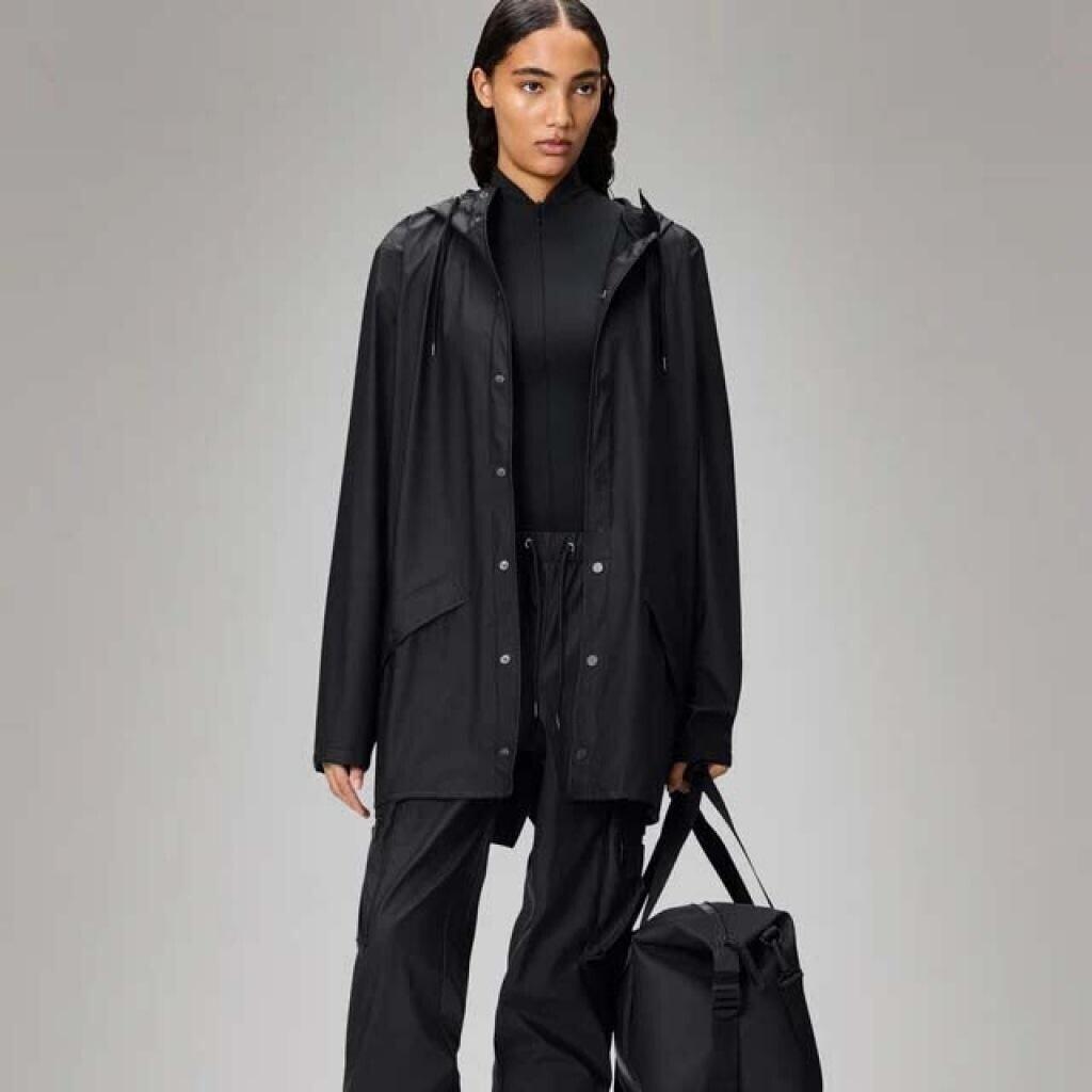 Rains Unisex Jacket (12010) Black
