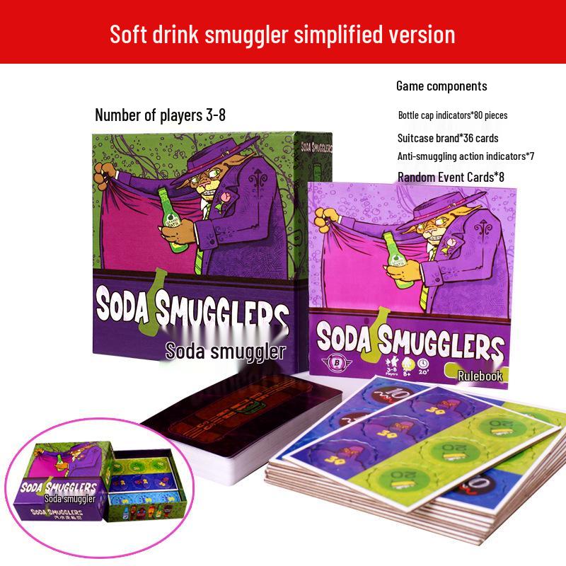 Sheriff of Nottingham: Soda Smugglers Card Game for 3-8 Players