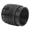 35mm F1.7 C Mount Television TV Film Fixed Focus Mirrorless Camera Lens Accessory