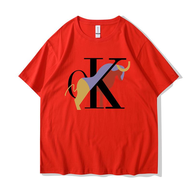 Summer Fashion Women's Letter Printed Short Sleeved Round Neck T-shirts