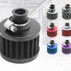Universal 12mm Car Air Filter Vent Crankcase Breather Filter Valve Stem Covers Mini Air Breather Cold Air Intake